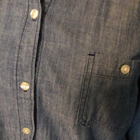 Women’s Denim Button Up Shirt - Picture 2 of 3